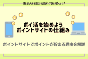 ポイ活ができるポイントサイトの仕組み